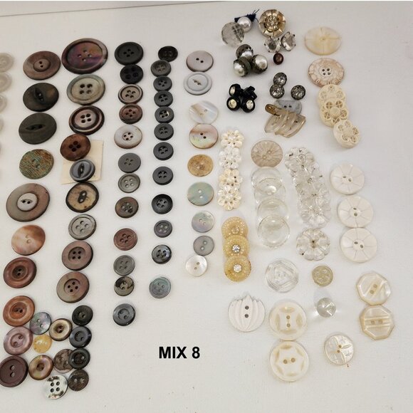 Antique Vintage Button Assorted Mix Lot: 8 lots available - Picture 14 of 15